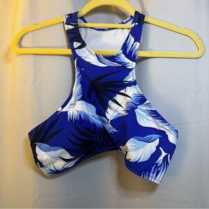 hawaiian halter swim top; large